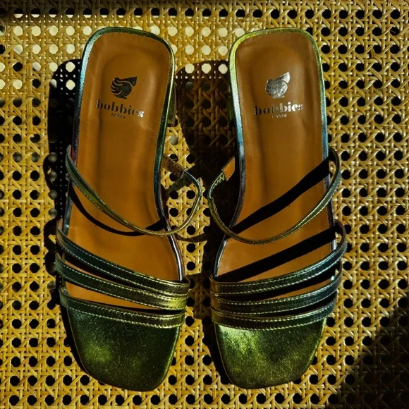 Bobbies Sonja Mules in Acid Rainbow size 37 - Picture 7 of 12